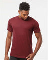 Tultex Men's Tri - Blend T-Shirt - Tultex 254 Cardinal Tri Blend XS Short Sleeve T-Shirts