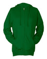 Tultex Unisex Beach Full - Zip Hooded Long Sleeve T-Shirt - Tultex 260 Kelly Green XS Long Sleeve T-Shirts