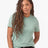 Tultex Unisex Combed CVC T-Shirt - Heather Light Sage - Tultex 602CVC Heather Light Sage XS Short Sleeve T-Shirts