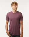 Tultex Unisex Combed CVC T-Shirt - Heather Maroon - Tultex 602CVC Heather Maroon XS Short Sleeve T-Shirts
