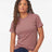 Tultex Unisex Combed CVC T-Shirt - Heather Mauve - Tultex 602CVC Heather Mauve XS Short Sleeve T-Shirts
