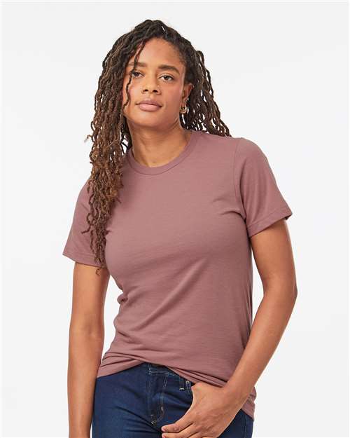 Tultex Unisex Combed CVC T-Shirt - Heather Mauve - Tultex 602CVC Heather Mauve XS Short Sleeve T-Shirts