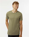 Tultex Unisex Combed CVC T-Shirt - Heather Olive Green - Tultex 602CVC Heather Olive Green XS Short Sleeve T-Shirts