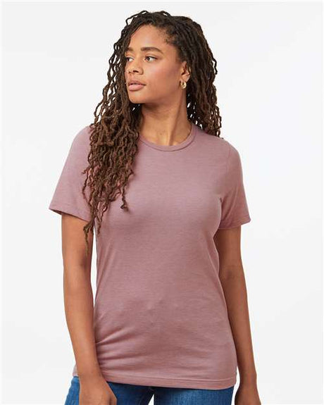 Tultex Unisex Combed CVC T-Shirt - Heather Orchid - Tultex 602CVC Heather Orchid XS Short Sleeve T-Shirts