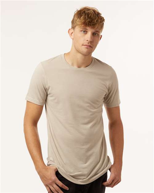 Tultex Unisex Combed CVC T-Shirt - Heather Tan - Tultex 602CVC Heather Tan XS Short Sleeve T-Shirts