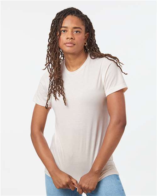Tultex Unisex Combed CVC T-Shirt - Heather Vintage Natural - Tultex 602CVC Heather Vintage Natural XS Short Sleeve T-Shirts