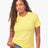 Tultex Unisex Combed CVC T-Shirt - Heather Yellow - Tultex 602CVC Heather Yellow XS Short Sleeve T-Shirts