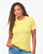 Tultex Unisex Combed CVC T-Shirt - Heather Yellow - Tultex 602CVC Heather Yellow XS Short Sleeve T-Shirts