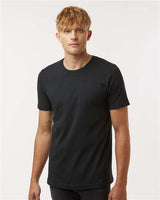 Tultex Unisex Combed CVC T-Shirt - Tultex 602CVC Heather Black XS Short Sleeve T-Shirts