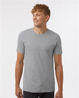 Tultex Unisex Combed CVC T-Shirt - Tultex 602CVC Heather Black XS Short Sleeve T-Shirts