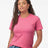 Tultex Unisex Combed CVC T-Shirt - Tultex 602CVC Heather Charity Pink XS Short Sleeve T-Shirts