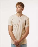 Tultex Unisex Combed CVC T-Shirt - Tultex 602CVC Heather Cream XS Short Sleeve T-Shirts