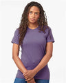Tultex Unisex Combed CVC T-Shirt - Tultex 602CVC Heather Deep Purple XS Short Sleeve T-Shirts