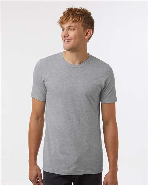 Tultex Unisex Combed CVC T-Shirt - Tultex 602CVC Heather Grey XS Short Sleeve T-Shirts