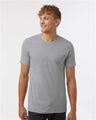 Tultex Unisex Combed CVC T-Shirt - Tultex 602CVC Heather Grey XS Short Sleeve T-Shirts