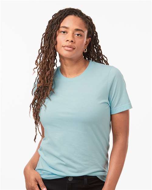 Tultex Unisex Combed CVC T-Shirt - Tultex 602CVC Heather Ice Blue XS Short Sleeve T-Shirts