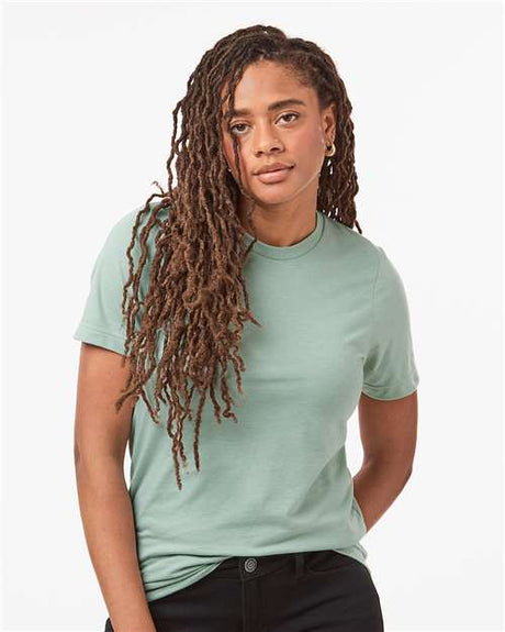 Tultex Unisex Combed CVC T-Shirt - Tultex 602CVC Heather Light Sage XS Short Sleeve T-Shirts
