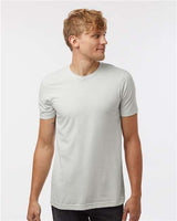 Tultex Unisex Combed CVC T-Shirt - Tultex 602CVC Heather Light Silver XS Short Sleeve T-Shirts