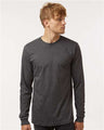 Tultex Unisex Fine Jersey Long Sleeve T-Shirt - Tultex 202LS Heather Charcoal XS Long Sleeve T-Shirts