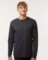 Tultex Unisex Fine Jersey Long Sleeve T-Shirt - Tultex 202LS Heather Graphite XS Long Sleeve T-Shirts