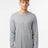 Tultex Unisex Fine Jersey Long Sleeve T-Shirt - Tultex 202LS Heather Grey XS Long Sleeve T-Shirts