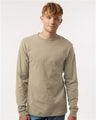 Tultex Unisex Fine Jersey Long Sleeve T-Shirt - Tultex 202LS Sand XS Long Sleeve T-Shirts