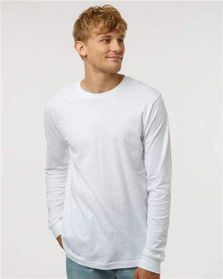 Tultex Unisex Fine Jersey Long Sleeve T-Shirt - Tultex 202LS White XS Long Sleeve T-Shirts