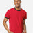 Tultex Unisex Fine Jersey Ringer T-Shirt - Tultex 246 Red/ Black XS Short Sleeve T-Shirts