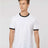 Tultex Unisex Fine Jersey Ringer T-Shirt - Tultex 246 White/ Black XS Short Sleeve T-Shirts