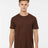 Tultex Unisex Fine Jersey T-Shirt - Brown - Tultex 202 Brown XS Short Sleeve T-Shirts
