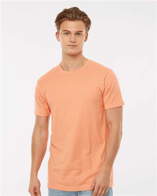 Tultex Unisex Fine Jersey T-Shirt - Cantaloupe - Tultex 202 Cantaloupe XS Short Sleeve T-Shirts