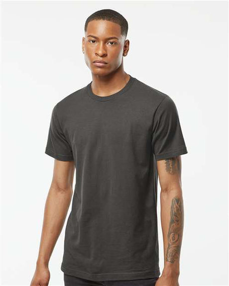 Tultex Unisex Fine Jersey T-Shirt - Charcoal - Tultex 202 Charcoal XS Short Sleeve T-Shirts