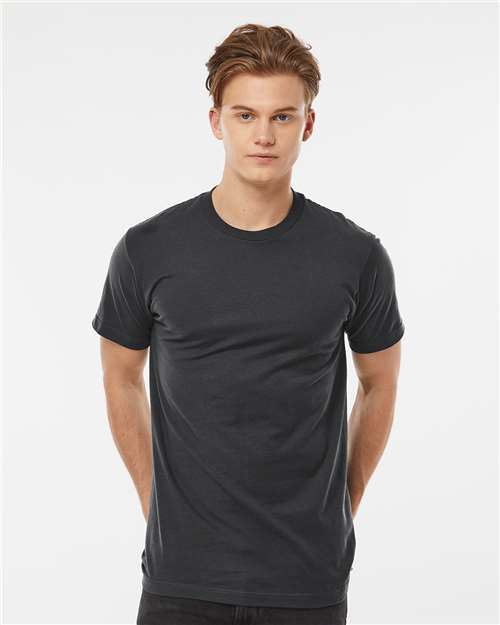 Tultex Unisex Fine Jersey T-Shirt - Coal - Tultex 202 Coal XS Short Sleeve T-Shirts