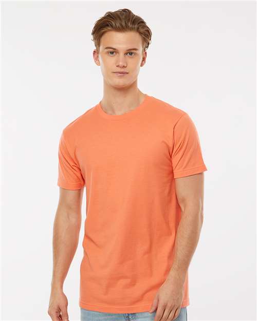Tultex Unisex Fine Jersey T-Shirt - Coral - Tultex 202 Coral XS Short Sleeve T-Shirts