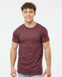 Tultex Unisex Fine Jersey T-Shirt - Heather Burgundy - Tultex 202 Heather Burgundy XS Short Sleeve T-Shirts