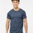 Tultex Unisex Fine Jersey T-Shirt - Heather Denim - Tultex 202 Heather Denim XS Short Sleeve T-Shirts