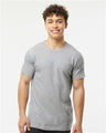 Tultex Unisex Fine Jersey T-Shirt - Heather Grey - Tultex 202 Heather Grey XS Short Sleeve T-Shirts