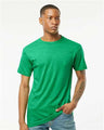 Tultex Unisex Fine Jersey T-Shirt - Heather Kelly - Tultex 202 Heather Kelly XS Short Sleeve T-Shirts