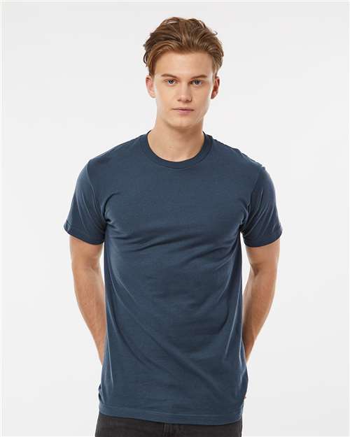 Tultex Unisex Fine Jersey T-Shirt - Indigo - Tultex 202 Indigo XS Short Sleeve T-Shirts