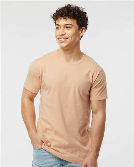 Tultex Unisex Fine Jersey T-Shirt - Peach - Tultex 202 Peach XS Short Sleeve T-Shirts
