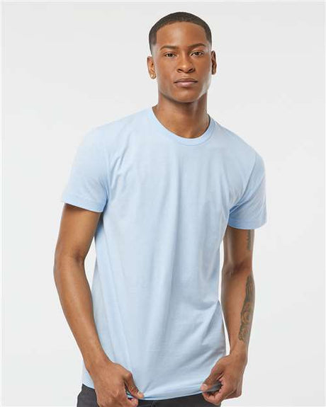 Tultex Unisex Fine Jersey T-Shirt - Tultex 202 Baby Blue XS Short Sleeve T-Shirts