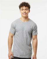 Tultex Unisex Fine Jersey T-Shirt - Tultex 202 Heather Grey XS Short Sleeve T-Shirts