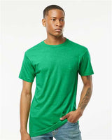 Tultex Unisex Fine Jersey T-Shirt - Tultex 202 Heather Kelly XS Short Sleeve T-Shirts
