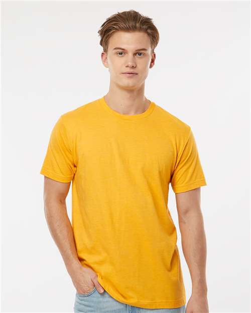 Tultex Unisex Fine Jersey T-Shirt - Tultex 202 Heather Mellow Yellow XS Short Sleeve T-Shirts