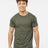 Tultex Unisex Fine Jersey T-Shirt - Tultex 202 Heather Military Green XS Short Sleeve T-Shirts
