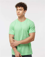 Tultex Unisex Fine Jersey T-Shirt - Tultex 202 Heather Neo Mint XS Short Sleeve T-Shirts