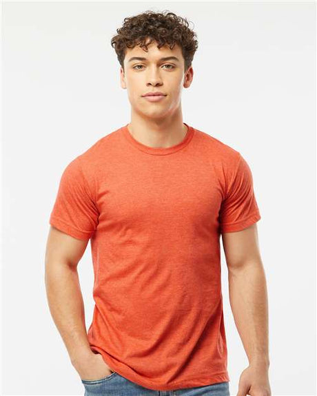 Tultex Unisex Fine Jersey T-Shirt - Tultex 202 Heather Orange XS Short Sleeve T-Shirts