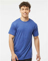 Tultex Unisex Fine Jersey T-Shirt - Tultex 202 Heather Royal XS Short Sleeve T-Shirts