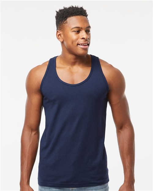 Tultex Unisex Fine Jersey Tank Top - Tultex S105 Black XS Tank Top
