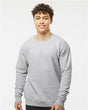 Tultex Unisex Fleece Crewneck Sweatshirt - Heather Grey - Tultex 340 Heather Grey XS Crewneck Sweatshirts